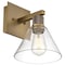 Access Lighting Port Nine Martini, Martini LED Wall Sconce, Antique Brushed Brass Finish, Clear Glass 63143LEDDLP-ABB/CLR - alternate 8